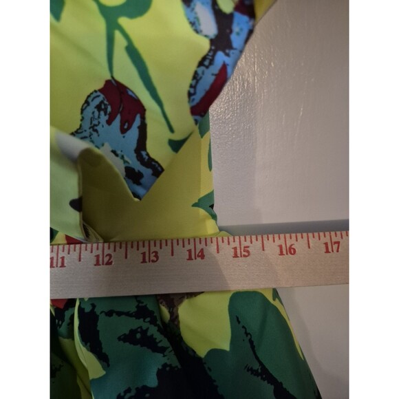 Christopher John Rogers Womens Dress 6 Target Yellow Floral Mini Ruffle Party - Picture 5 of 6